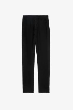 Zadig & Voltaire Pierce Linen Pants Black 13 Zadig & Voltaire Pierce Linen Pants Black -Trendy Threads Deals WMPA00191 NOIR