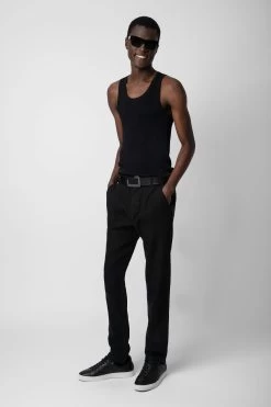 Zadig & Voltaire Pierce Linen Pants Black