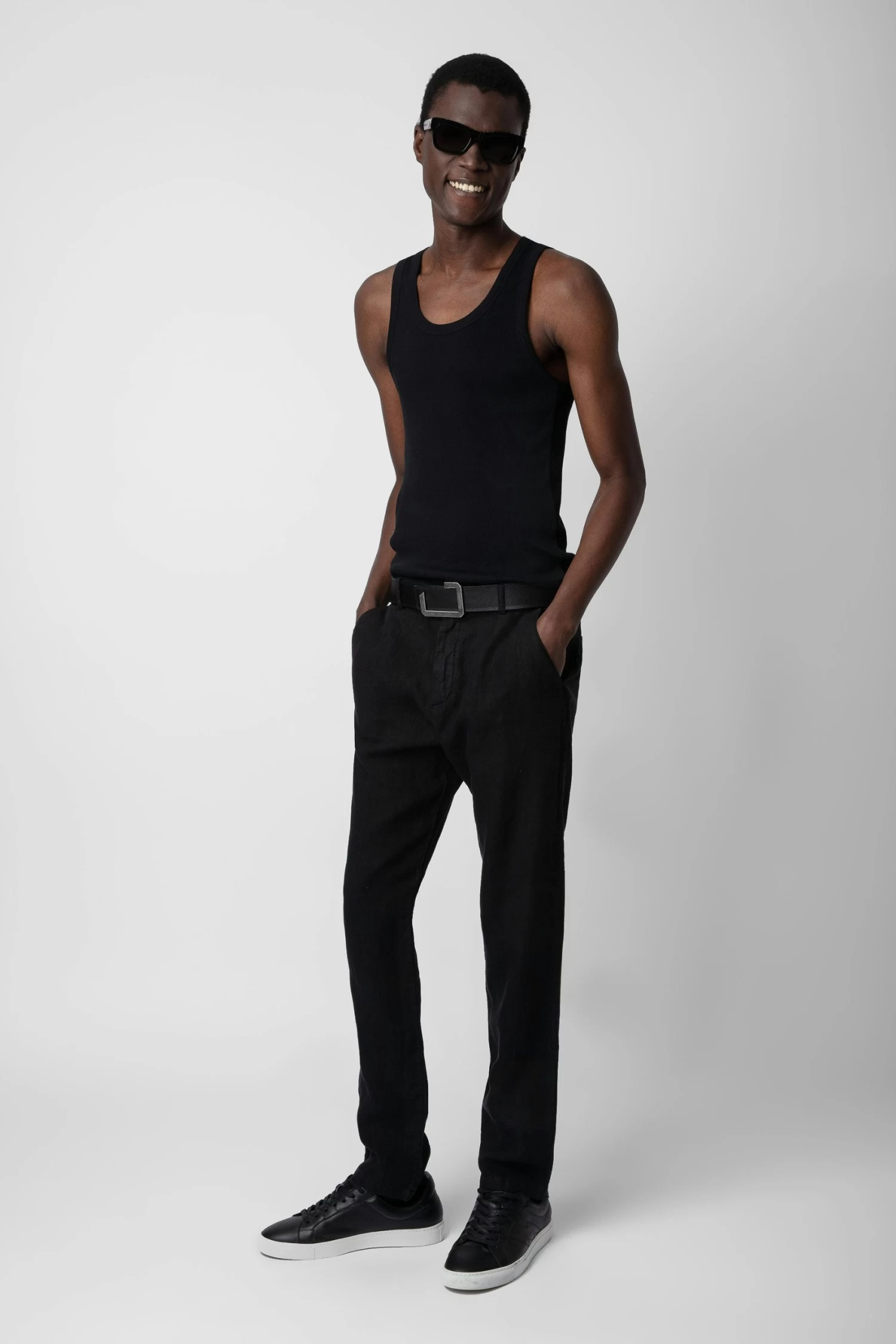 Zadig & Voltaire Pierce Linen Pants Black 3 Zadig & Voltaire Pierce Linen Pants Black