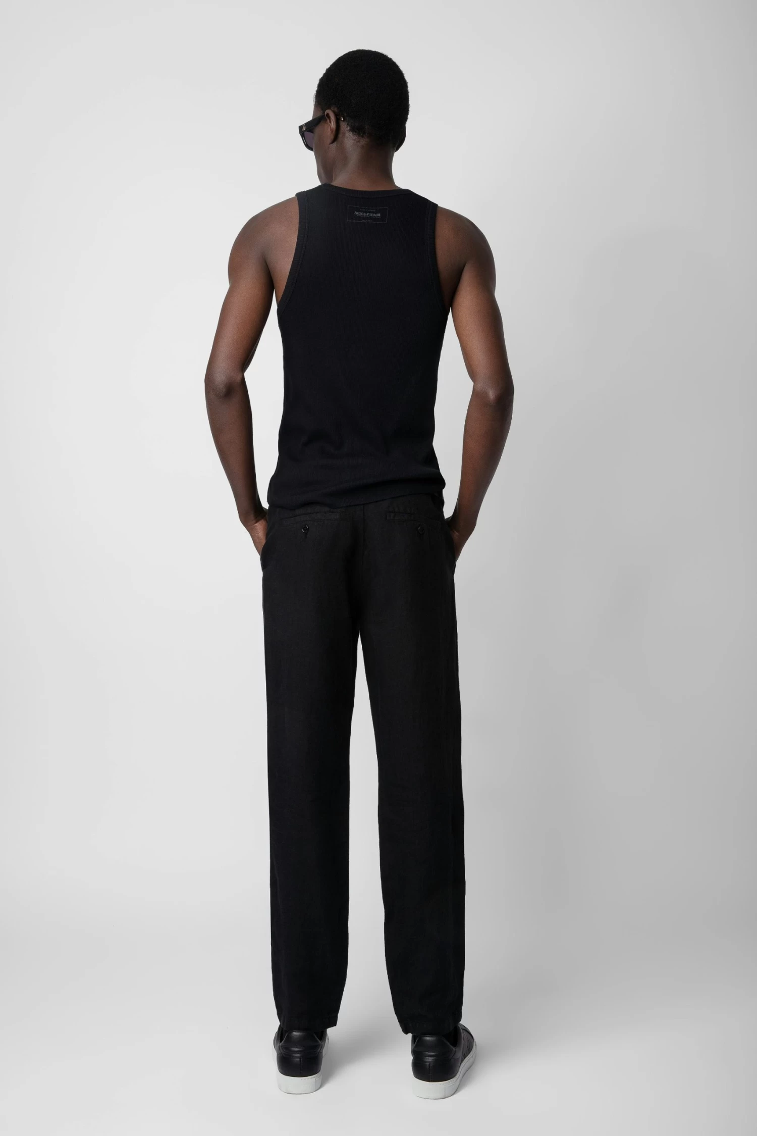 Zadig & Voltaire Pierce Linen Pants Black 6 Zadig & Voltaire Pierce Linen Pants Black - Image 4