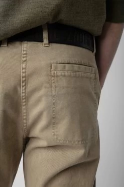 Zadig & Voltaire Pocky Pants Light Beige 10 Zadig & Voltaire Pocky Pants Light Beige -Trendy Threads Deals WMPA00194 LIGHT BEIGE 5