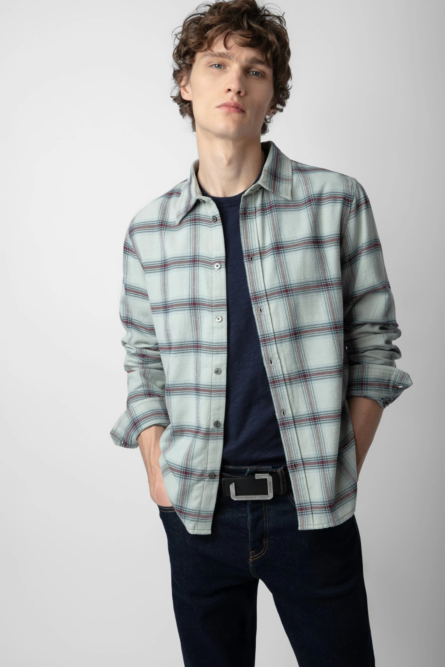 Zadig & Voltaire Stan Shirt Oyster 4 Zadig & Voltaire Stan Shirt Oyster - Image 2