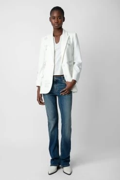 Zadig & Voltaire Viva Diamanté Blazer Judo -Trendy Threads Deals WWBL00841 JUDO 3
