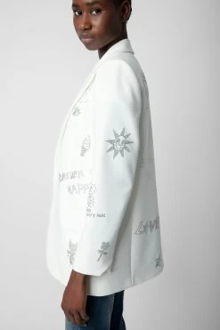 Zadig & Voltaire Viva Diamanté Blazer Judo -Trendy Threads Deals WWBL00841 JUDO 5