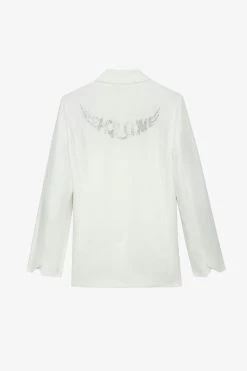 Zadig & Voltaire Visit Peace & Love Diamanté Blazer Judo -Trendy Threads Deals WWBL00842 JUDO 1