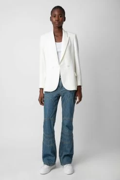 Zadig & Voltaire Visit Peace & Love Diamanté Blazer Judo -Trendy Threads Deals WWBL00842 JUDO 3