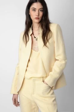 Zadig & Voltaire Very Linen Blazer Cedra