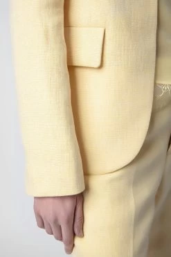 Zadig & Voltaire Very Linen Blazer Cedra -Trendy Threads Deals WWBL00849 CEDRA 5