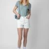 Zadig & Voltaire Sissi Denim Shorts Judo -Trendy Threads Deals WWBS00136 JUDO 2
