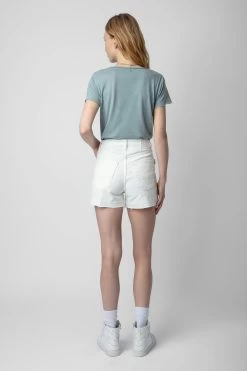 Zadig & Voltaire Sissi Denim Shorts Judo -Trendy Threads Deals WWBS00136 JUDO 4