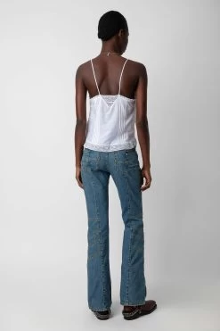 Zadig & Voltaire Calixia Camisole Judo -Trendy Threads Deals WWCR00227 JUDO 6