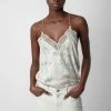 Zadig & Voltaire Christy Silk Camisole Mastic 1 Zadig & Voltaire Christy Silk Camisole Mastic -Trendy Threads Deals WWCR00237 MASTIC 2