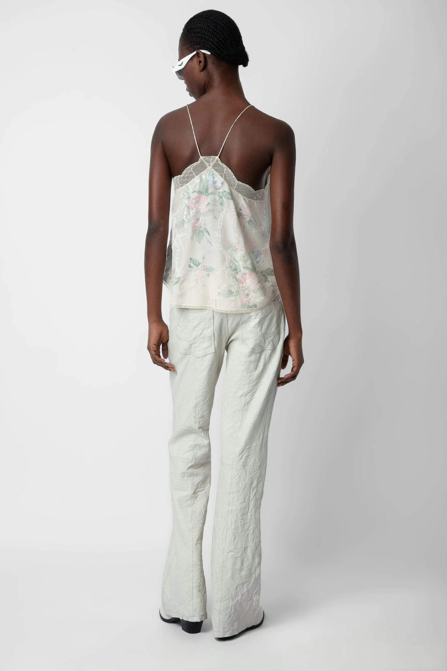 Zadig & Voltaire Christy Silk Camisole Mastic 6 Zadig & Voltaire Christy Silk Camisole Mastic - Image 4