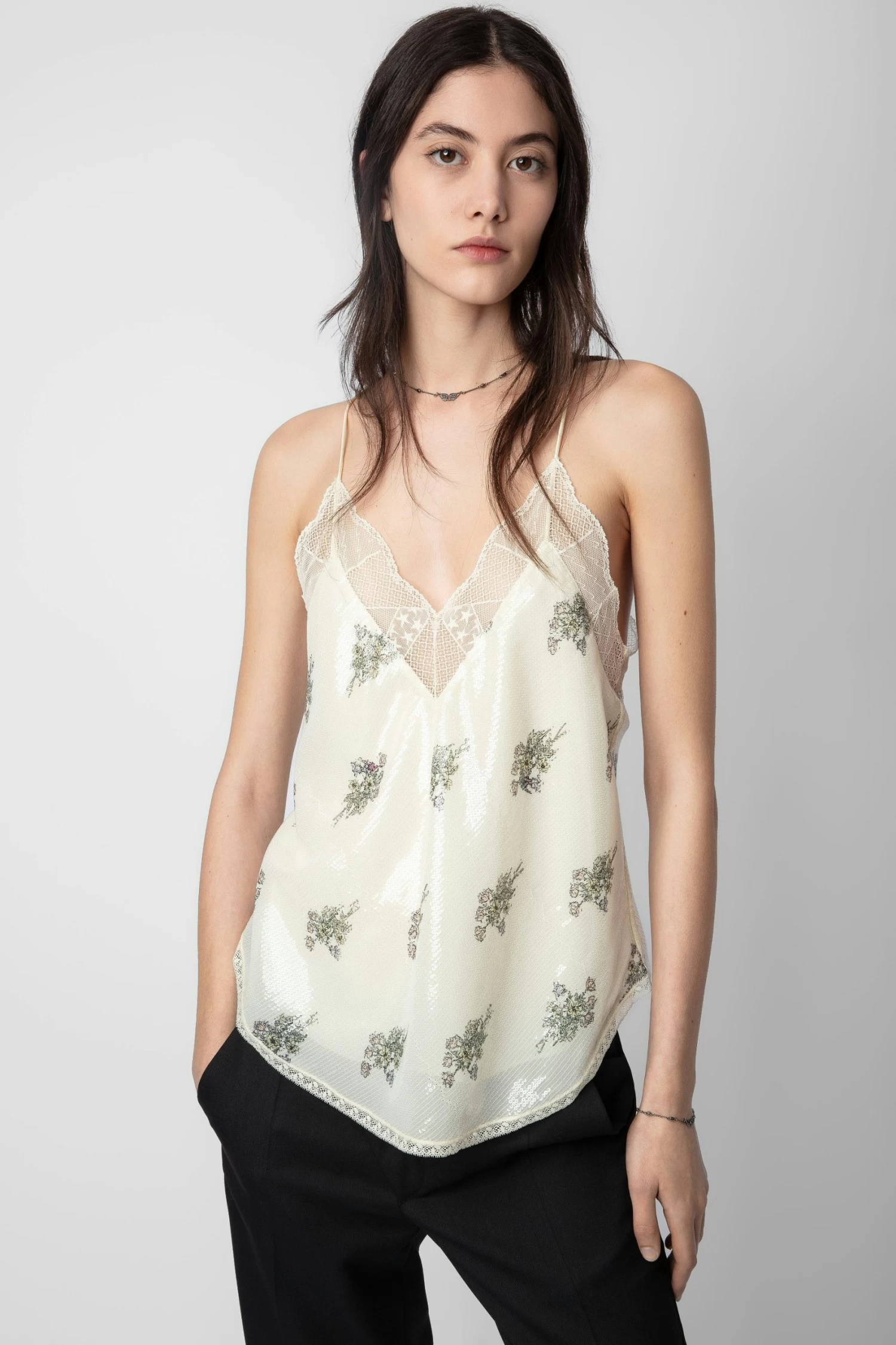 Zadig & Voltaire Christy Camisole Mastic 5 Zadig & Voltaire Christy Camisole Mastic - Image 3