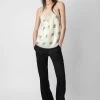 Zadig & Voltaire Christy Camisole Mastic 2 Zadig & Voltaire Christy Camisole Mastic -Trendy Threads Deals WWCR00241 MASTIC 3