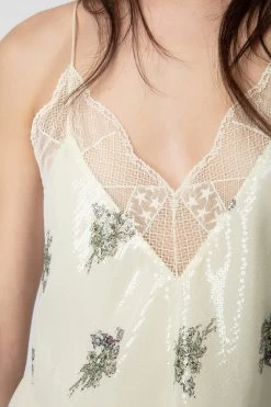 Zadig & Voltaire Christy Camisole Mastic 9 Zadig & Voltaire Christy Camisole Mastic -Trendy Threads Deals WWCR00241 MASTIC 4