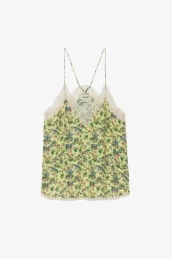 Zadig & Voltaire Christy Silk Camisole Cedra -Trendy Threads Deals WWCR00243 CEDRA 1