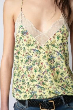 Zadig & Voltaire Christy Silk Camisole Cedra -Trendy Threads Deals WWCR00243 CEDRA 4 1