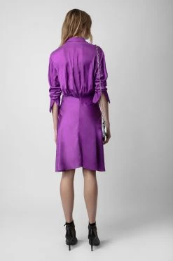 Zadig & Voltaire Rozo Satin Dress Goa -Trendy Threads Deals WWDR00023 GOA 5