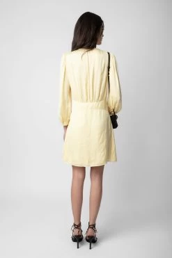 Zadig & Voltaire Rhodri Satin Dress Shea 14 Zadig & Voltaire Rhodri Satin Dress Shea -Trendy Threads Deals WWDR01314 SHEA 7