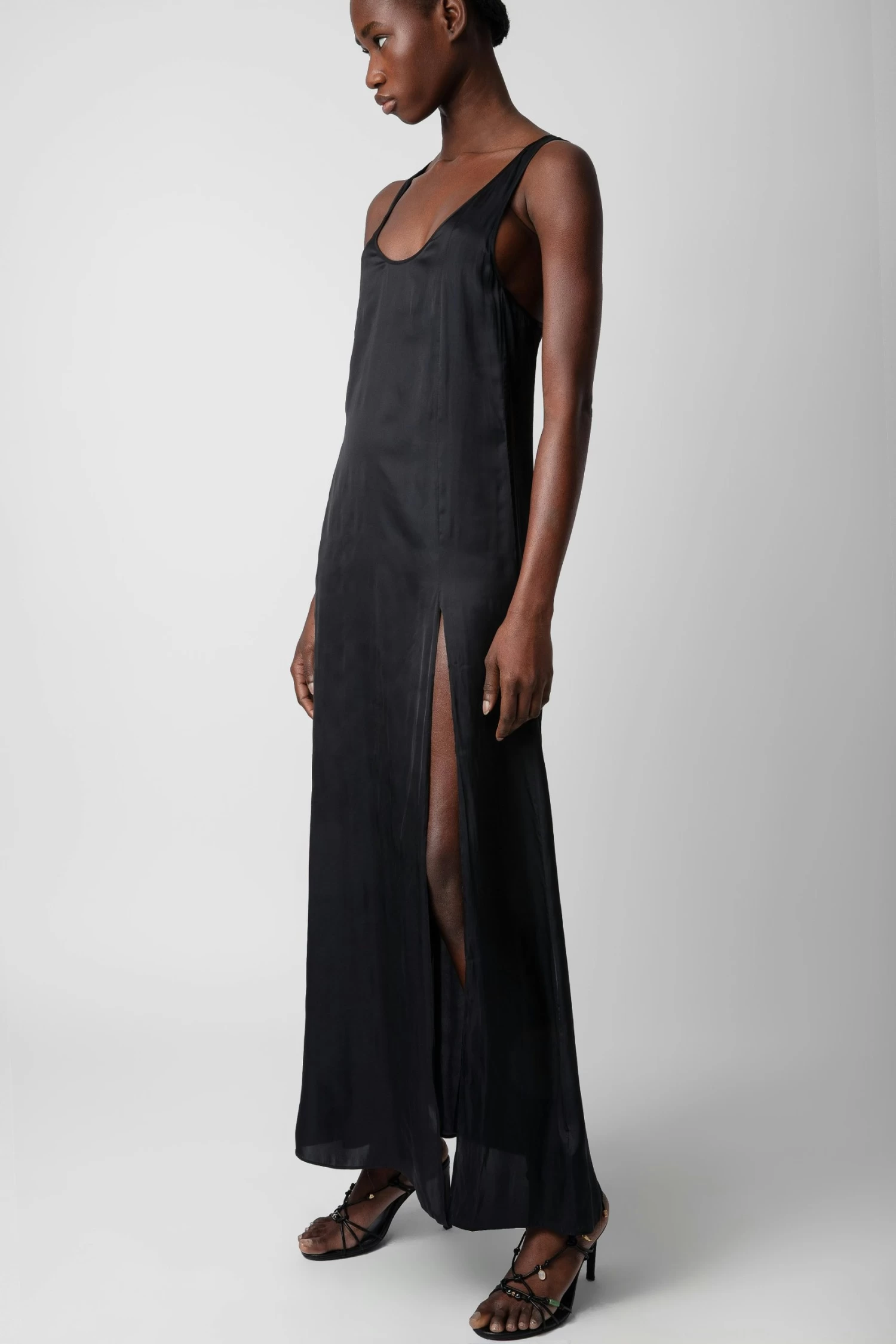 Zadig & Voltaire Rarys Satin Dress Black 4 Zadig & Voltaire Rarys Satin Dress Black - Image 2