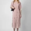 Zadig & Voltaire Rey Silk Jacquard Dress Primrose -Trendy Threads Deals WWDR01326 PRIMEROSE 2