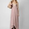 Zadig & Voltaire Risty Silk Jacquard Dress Primrose -Trendy Threads Deals WWDR01336 PRIMEROSE 2