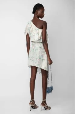 Zadig & Voltaire Robbie Dress Mastic 10 Zadig & Voltaire Robbie Dress Mastic -Trendy Threads Deals WWDR01340 MASTIC 5