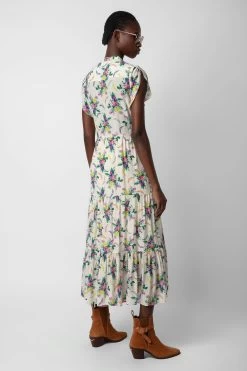 Zadig & Voltaire Razy Dress Mastic -Trendy Threads Deals WWDR01345 MASTIC 6