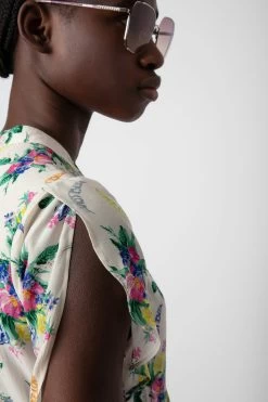 Zadig & Voltaire Razy Dress Mastic -Trendy Threads Deals WWDR01345 MASTIC 7