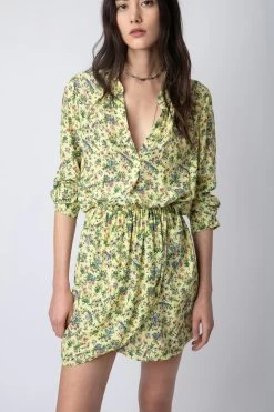 Zadig & Voltaire Rinka Dress Cedra -Trendy Threads Deals WWDR01348 CEDRA 3 1