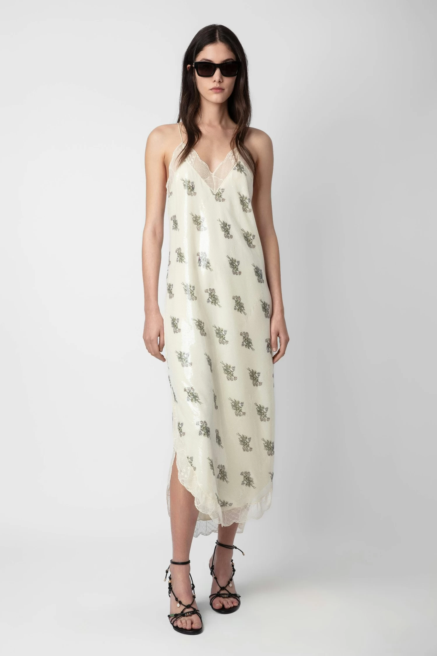 Zadig & Voltaire Ristyl Sequin Dress Mastic 3 Zadig & Voltaire Ristyl Sequin Dress Mastic