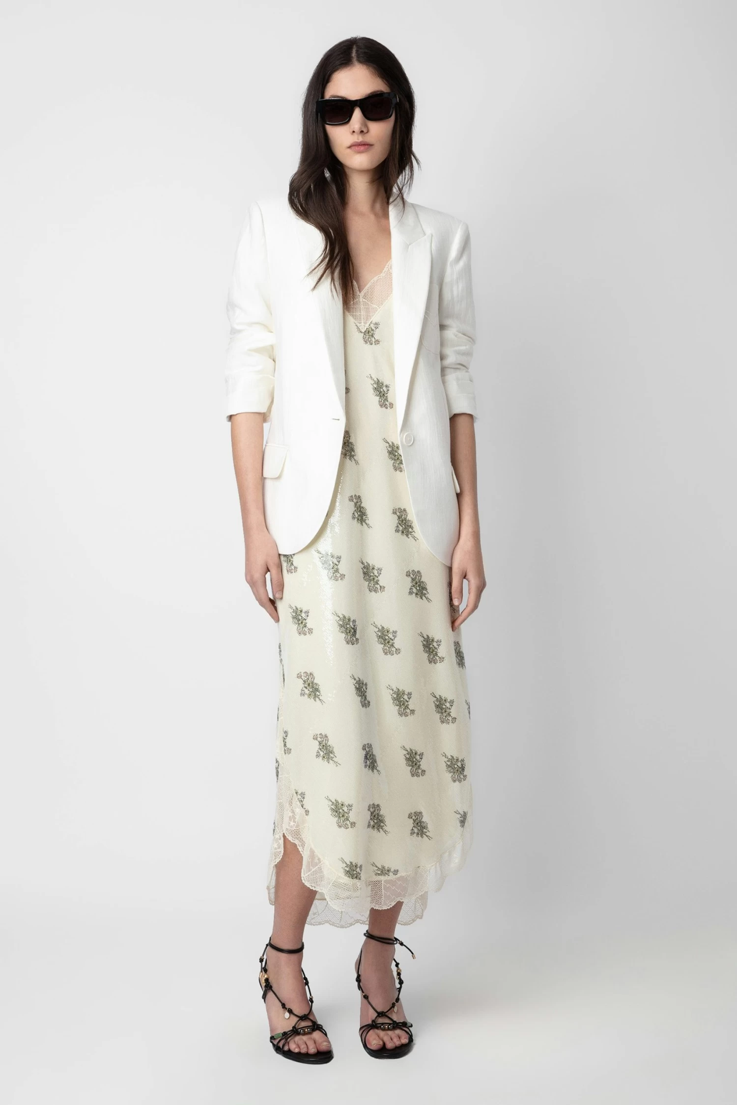 Zadig & Voltaire Ristyl Sequin Dress Mastic 4 Zadig & Voltaire Ristyl Sequin Dress Mastic - Image 2