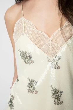 Zadig & Voltaire Ristyl Sequin Dress Mastic 11 Zadig & Voltaire Ristyl Sequin Dress Mastic -Trendy Threads Deals WWDR01350 MASTIC 6