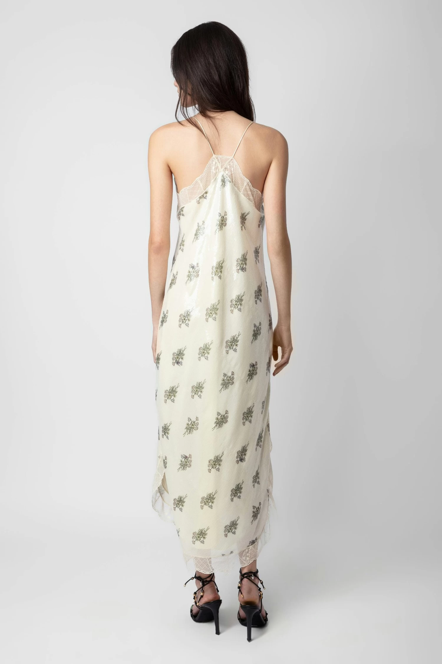 Zadig & Voltaire Ristyl Sequin Dress Mastic 6 Zadig & Voltaire Ristyl Sequin Dress Mastic - Image 4