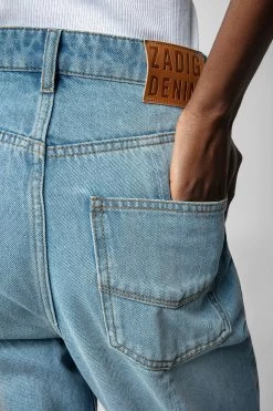 Zadig & Voltaire Evy Jeans Light Blue -Trendy Threads Deals WWJE00225 LIGHT BLUE 5