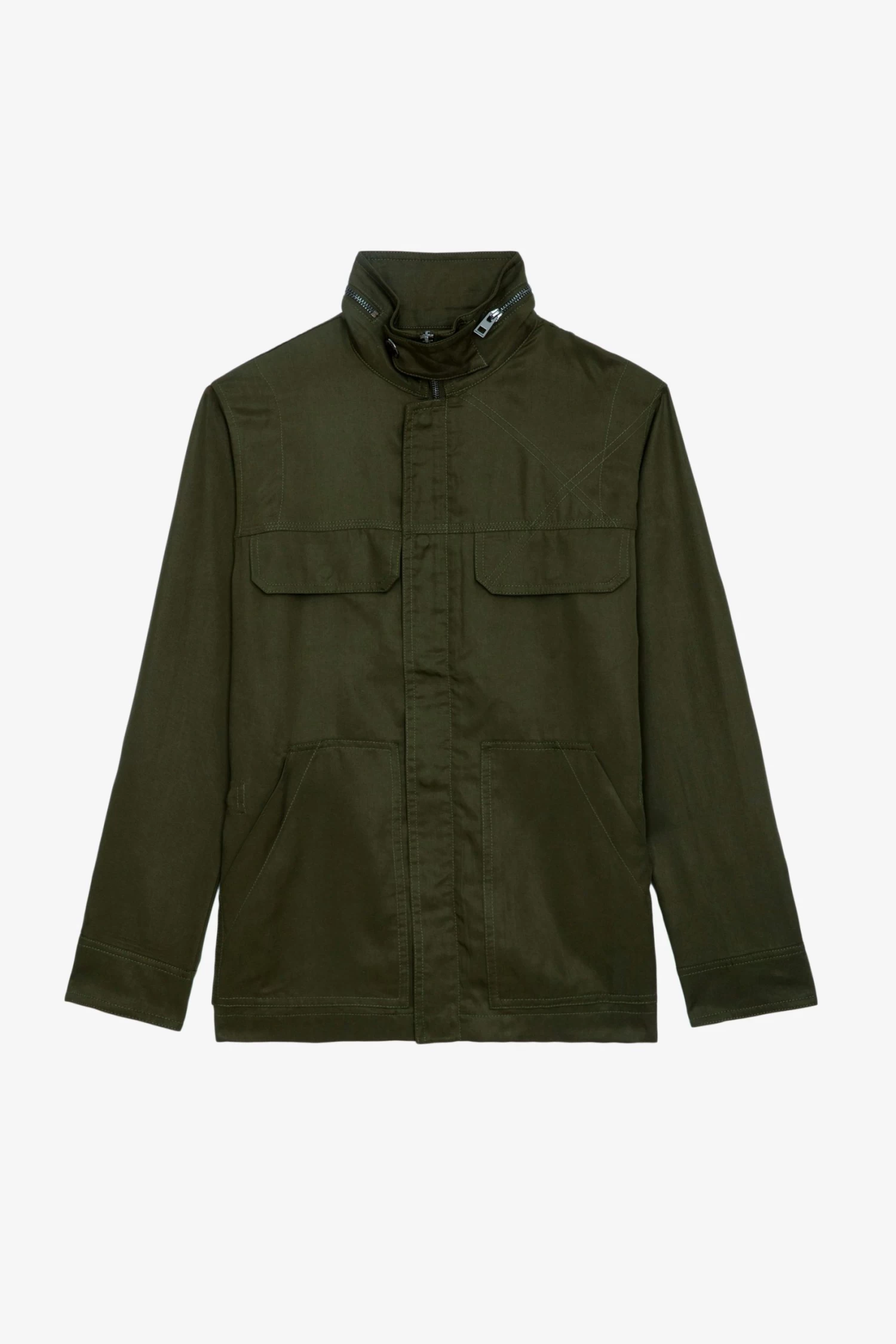Zadig & Voltaire Kayaka Military Jacket Wakame 10 Zadig & Voltaire Kayaka Military Jacket Wakame - Image 8