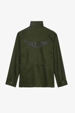 Zadig & Voltaire Kayaka Military Jacket Wakame 11 Zadig & Voltaire Kayaka Military Jacket Wakame -Trendy Threads Deals WWOW00608 WAKAME 1