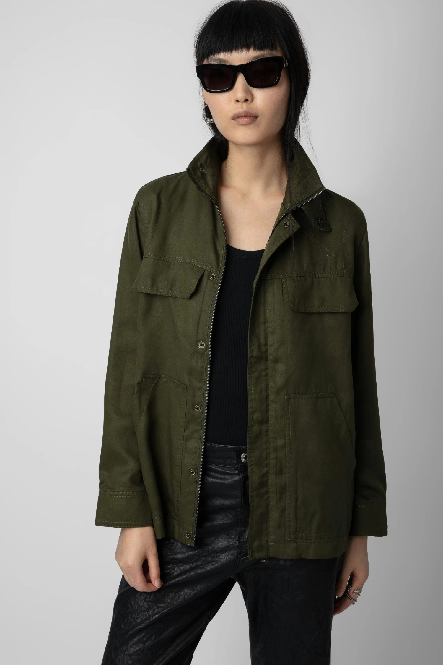 Zadig & Voltaire Kayaka Military Jacket Wakame 3 Zadig & Voltaire Kayaka Military Jacket Wakame