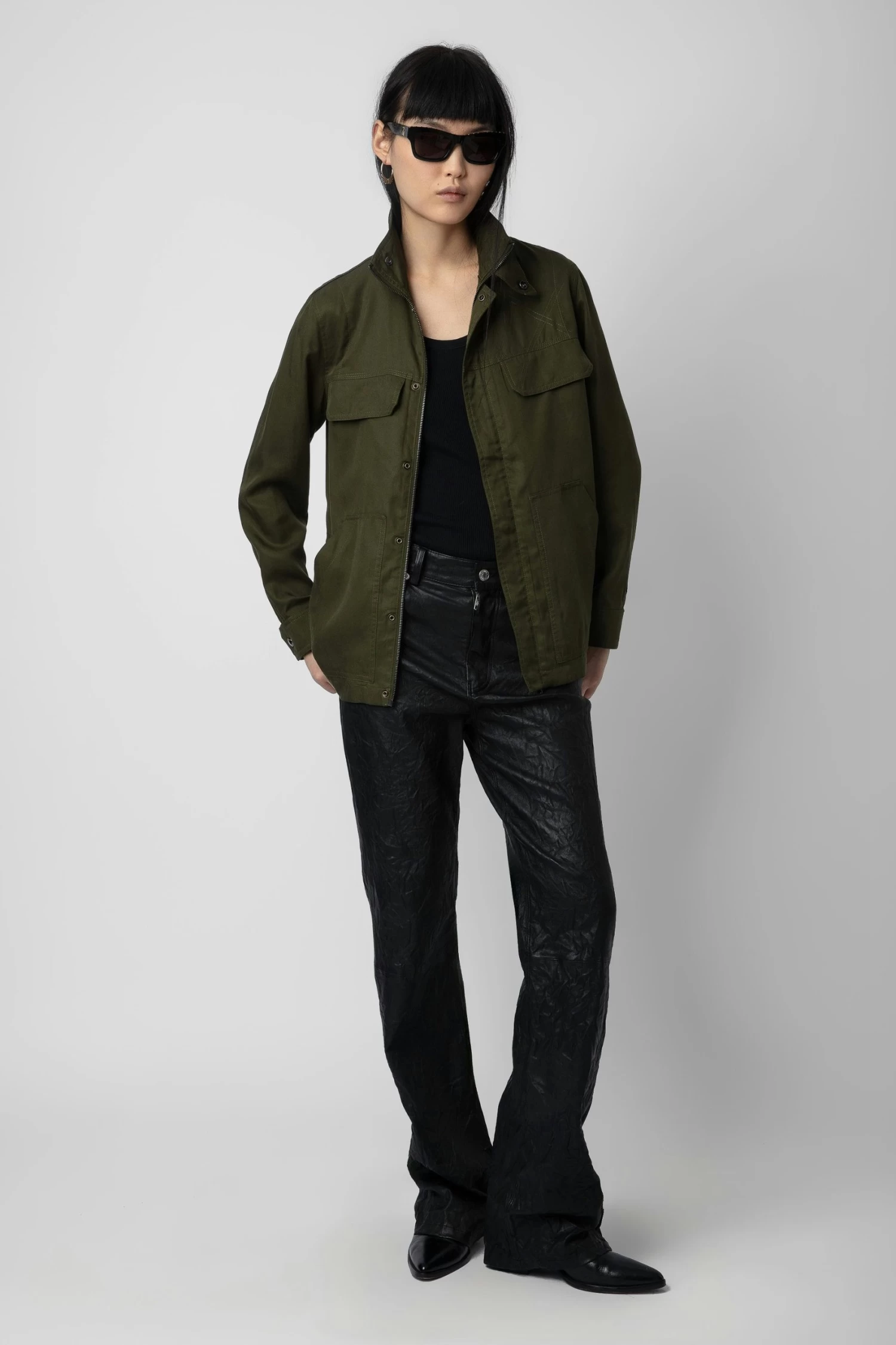 Zadig & Voltaire Kayaka Military Jacket Wakame 5 Zadig & Voltaire Kayaka Military Jacket Wakame - Image 3