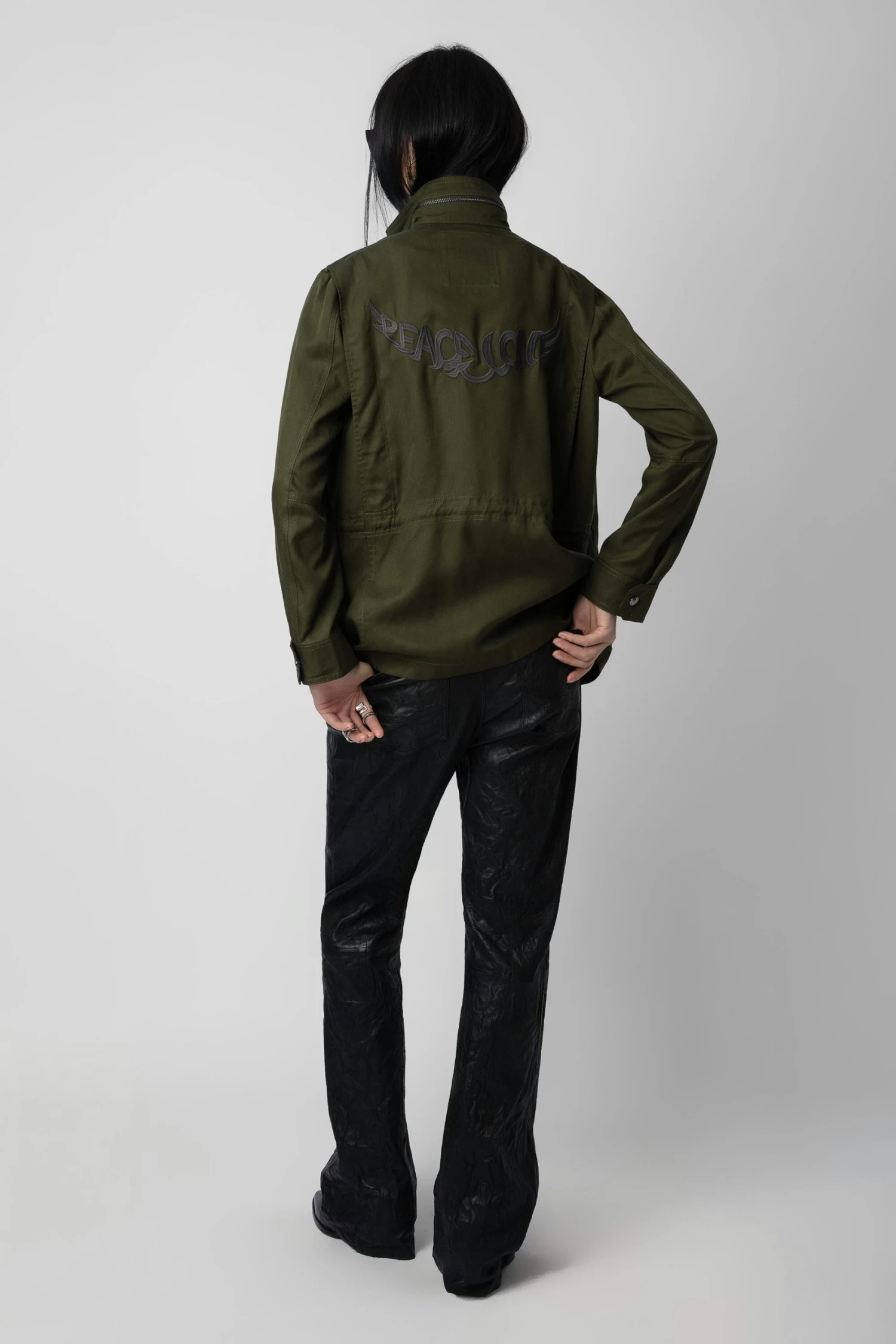 Zadig & Voltaire Kayaka Military Jacket Wakame 7 Zadig & Voltaire Kayaka Military Jacket Wakame - Image 5