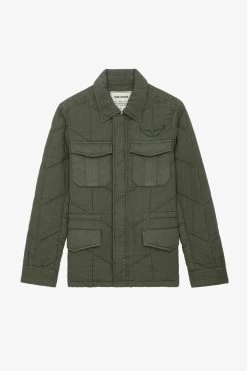 Zadig & Voltaire Kayak Jacket Kaki -Trendy Threads Deals WWOW00628 KAKI