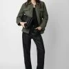 Zadig & Voltaire Kayak Jacket Kaki 2 Zadig & Voltaire Kayak Jacket Kaki -Trendy Threads Deals WWOW00628 KAKI 2