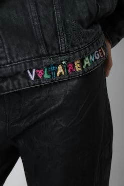 Zadig & Voltaire Kasy Denim Jacket Grey -Trendy Threads Deals WWOW00637 GRIS 4