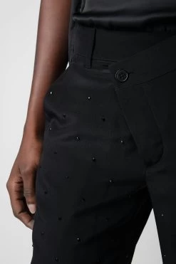 Zadig & Voltaire Poxy Silk Pants Black -Trendy Threads Deals WWPA00794 NOIR 4