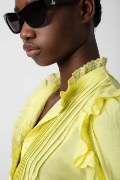 Zadig & Voltaire Timmy Blouse Cedra -Trendy Threads Deals WWSH00007 CEDRA 4