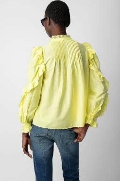 Zadig & Voltaire Timmy Blouse Cedra -Trendy Threads Deals WWSH00007 CEDRA 5