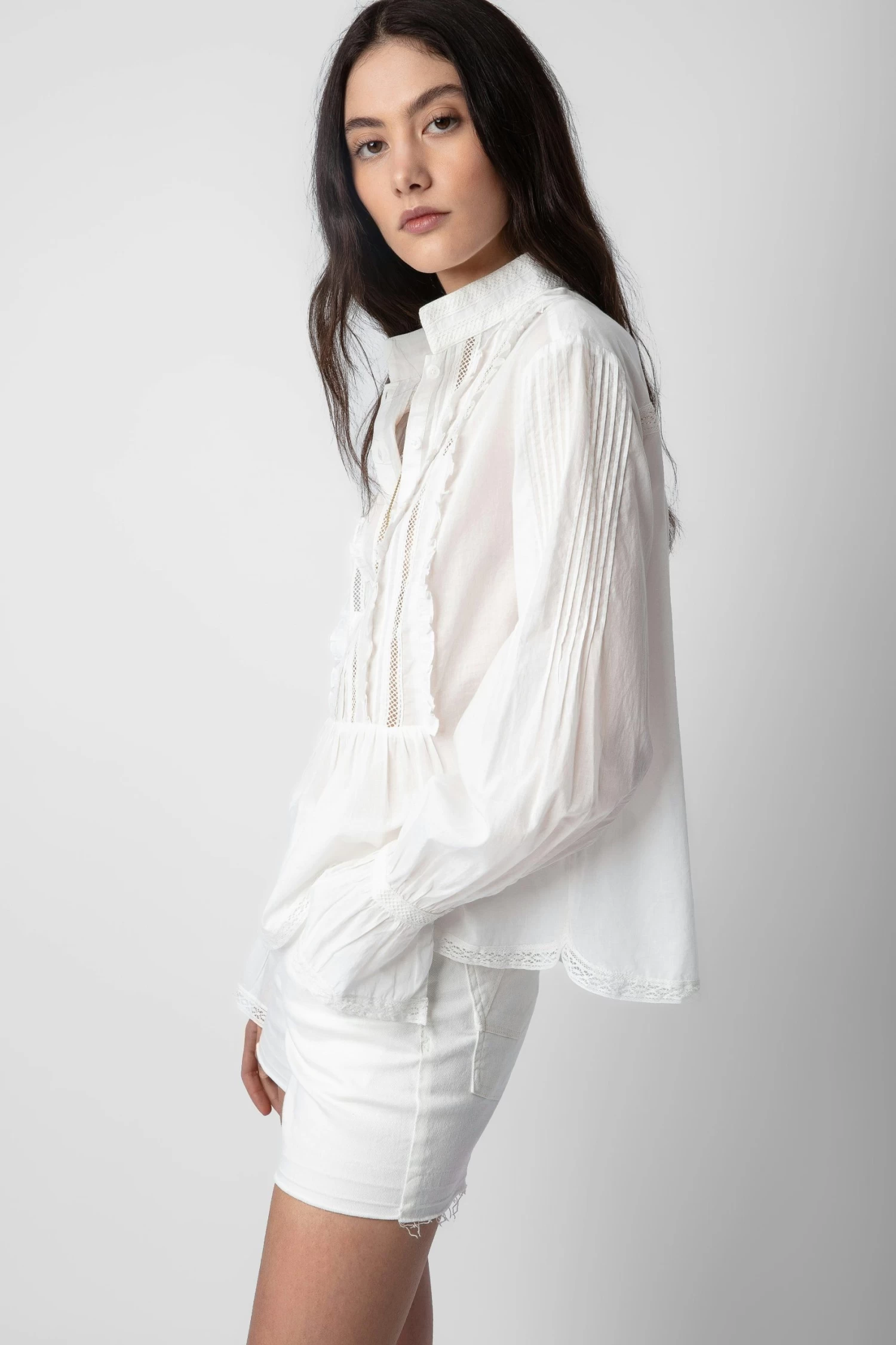 Zadig & Voltaire Tricia Shirt White 6 Zadig & Voltaire Tricia Shirt White - Image 4