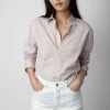 Zadig & Voltaire Sydna Shirt Primrose 1 Zadig & Voltaire Sydna Shirt Primrose -Trendy Threads Deals WWSH00554 PRIMEROSE 2