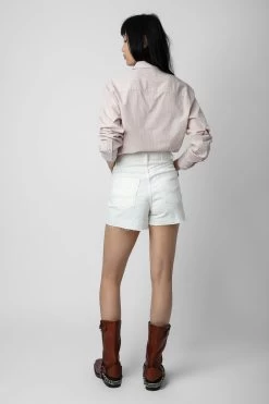 Zadig & Voltaire Sydna Shirt Primrose -Trendy Threads Deals WWSH00554 PRIMEROSE 6